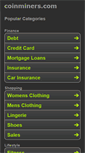 Mobile Screenshot of coinminers.com