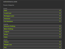 Tablet Screenshot of coinminers.com